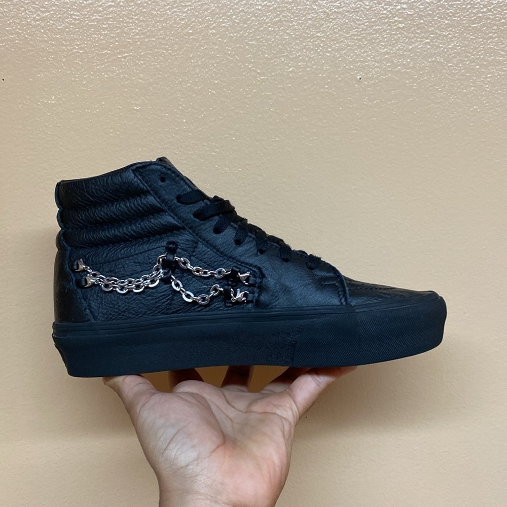 Vans Sk8 Hi Platform 2 Black Chain Links - Picture 11 of 16
